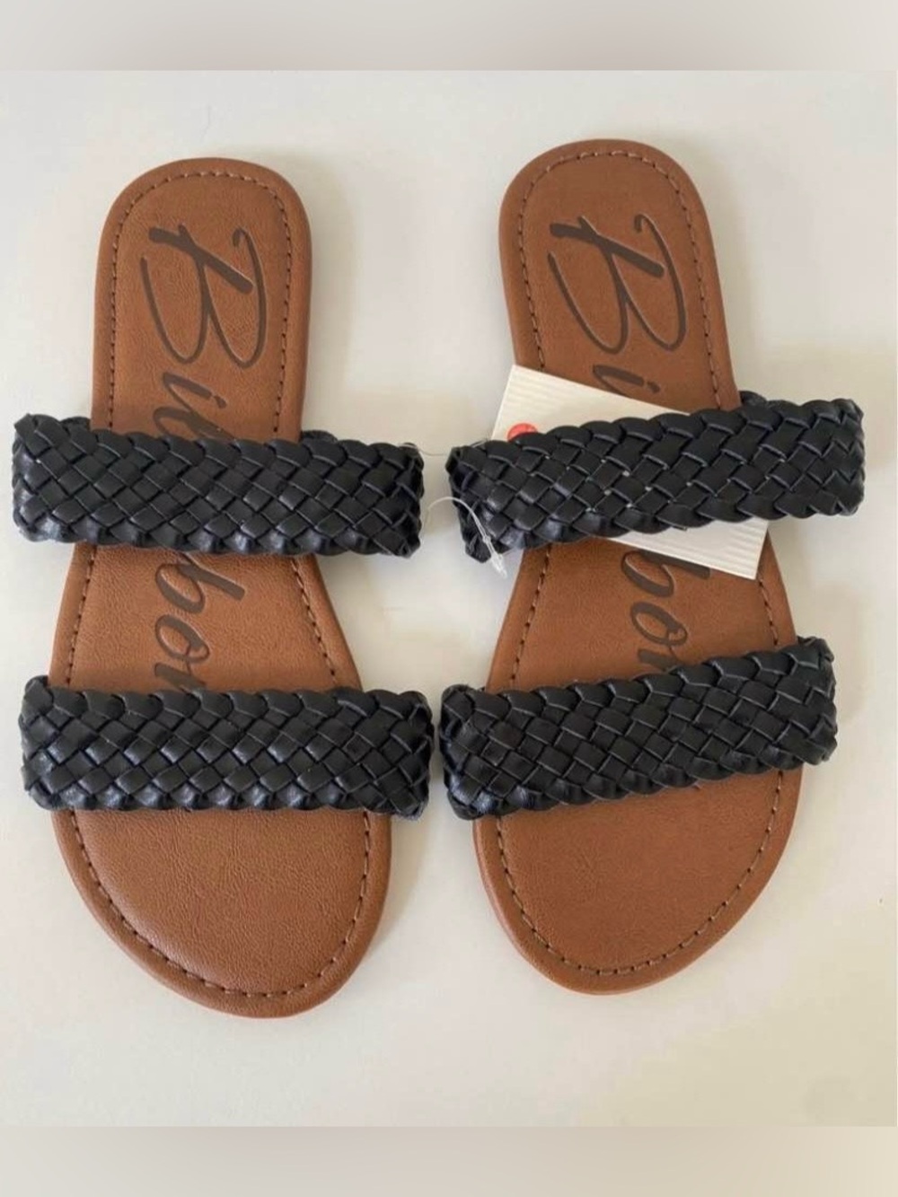 NEW Billabong black Endless Summer braided sandals size 6